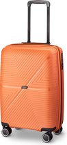 Oskol by Jump - Handbagage 55 cm - 4 Wielen - TSA-Cijferslot - Expandable - Oranje