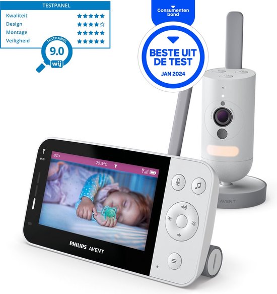 Philips Avent Connected SCD923/26 Beeldbabyfoon - Babyfoon met camera en app