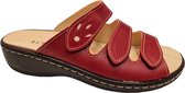 Longo 1006394 Dames Slippers Muiltjes - Rood - 36