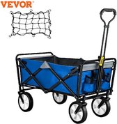 Vevor - Pliant - Wagon Portable - Plein air - Camping - Plage - Grande Capacité - Multifonctionnel - Réglable - Poignée - Pour Pique-Nique - Chariot BBQ - Voiture Bolder