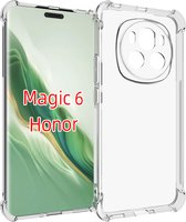 iMoshion Hoesje Geschikt voor Honor Magic 6 Lite Hoesje Siliconen - iMoshion Shockproof Case - Transparant