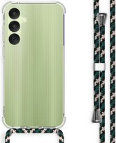 iMoshion Hoesje Geschikt voor Samsung Galaxy A35 Hoesje Met Koord - iMoshion Backcover met koord - Groen