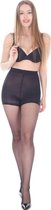 Transparante corrigerende panty – afslankpanty 20 den – zwart XL/XXL