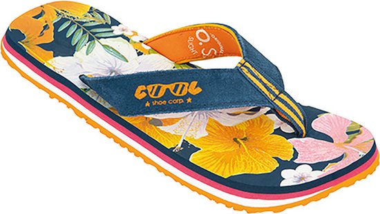 Cool Shoe Corp. Eve Slight Flower Teenslippers Ultiem Comfort voor Dames