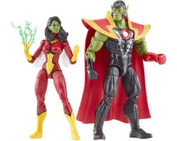Hasbro The Avengers - Avengers: Beyond Earth's Mightiest Marvel Legends Skrull Queen & Super-Skrull 15 cm Actiefiguur - Multicolours