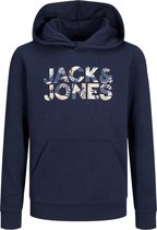 Jack & Jones sweater jongens - donkerblauw - JJEjeff - maat 176