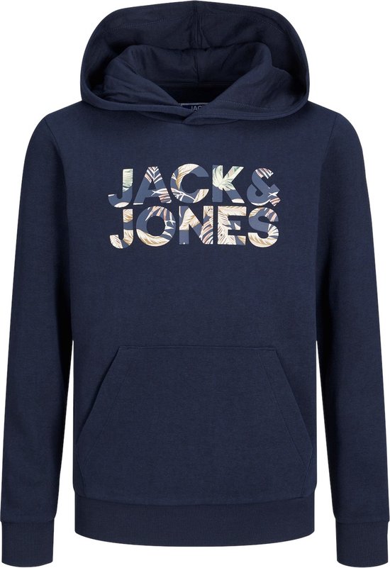 Jack & Jones sweater jongens - donkerblauw - JJEjeff - maat 176
