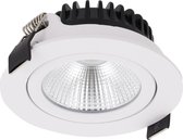 Ledmatters - Inbouwspot Wit - Dimbaar - 7 watt - 970 Lumen - 2700 Kelvin - Warm wit licht - IP65 Badkamerverlichting