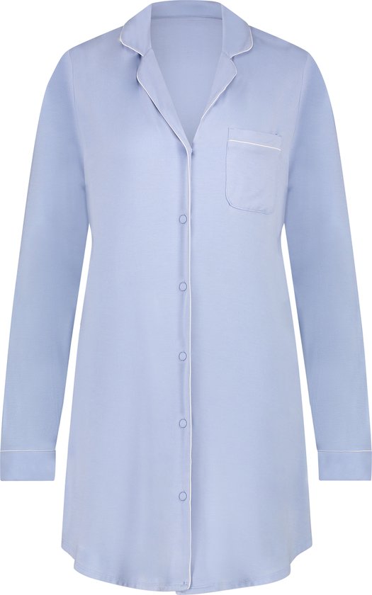 Hunkemöller Nachthemd Jersey Essential Blauw