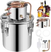 Top Kwaliteit Destilleerapparaat - Destilleerketel met Accessoires - Destileren - Brouwketel Voor het Maken van Bier Wijn en Sterke Drank - 20L
