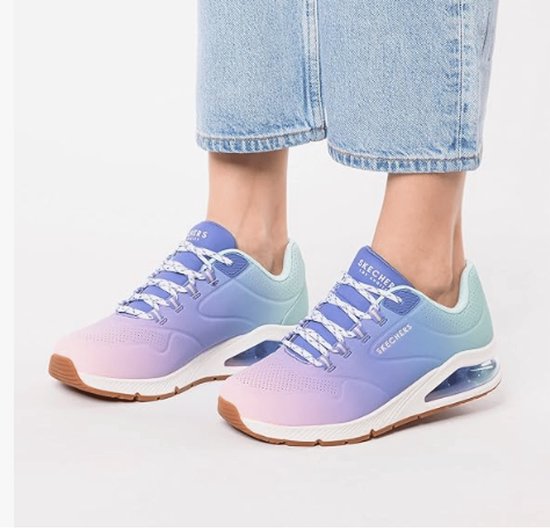 Skechers Street Uno 2 pour femmes - Blauw multi - Taille 38