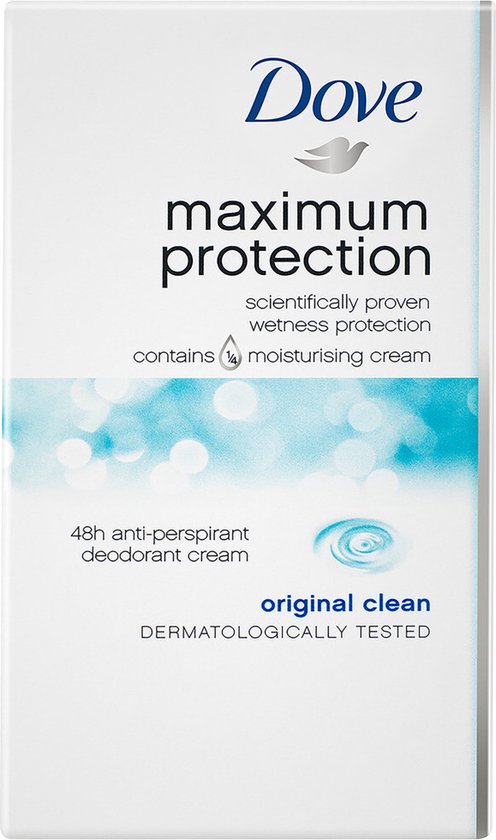 Dove Maximum Protection Original Clean Anti- Transpirant Deodorant Stick - 45 ml