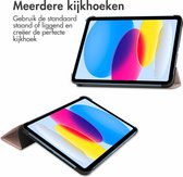 iMoshion Tablet Hoes Geschikt voor iPad 10.9 (2022) - iMoshion Trifold Bookcase - Rosé goud