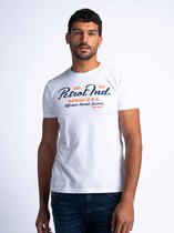 Petrol Industries - T-shirt pour hommes Bonfire - Wit - Taille L