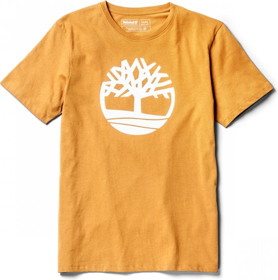 T-shirt Heren 3XL Timberland Ronde hals Korte mouw Wheat 100% Katoen