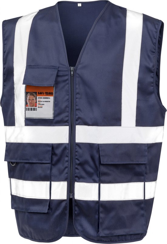 Gilet Unisex XXL Result V-hals Mouwloos Navy 20% Katoen, 80% Polyester