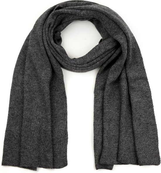 Warm & Cozy Grey - Sjaal - 55 x 180 cm - 100% Viscose - Grijs