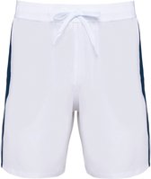 SportBermuda/Short Heren 3XL Proact White / Sporty Navy 92% Polyester, 8% Elasthan
