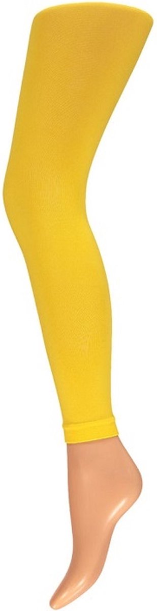 Kinderlegging dans 60 denier Geel Curry lang 122-128
