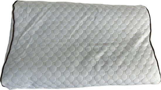 Hoofdkussen - Siliconen kussen, anti-stress kussen, frisse gel, comfortabel ademend lendenkussen, hoofdsteun voor volwassenen en kinderen - 52 x 35 x 9cm