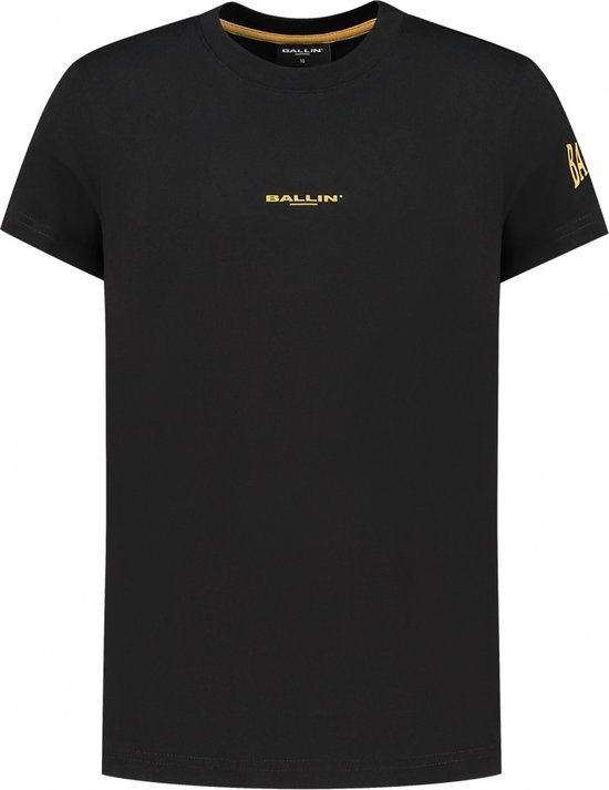 Ballin Amsterdam T shirt 23037106 Jongens T shirt Black Maat 140 bol
