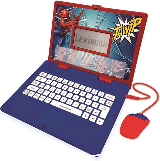 Spiderman Laptop met 124 activiteiten Nl/FR - Lexibook