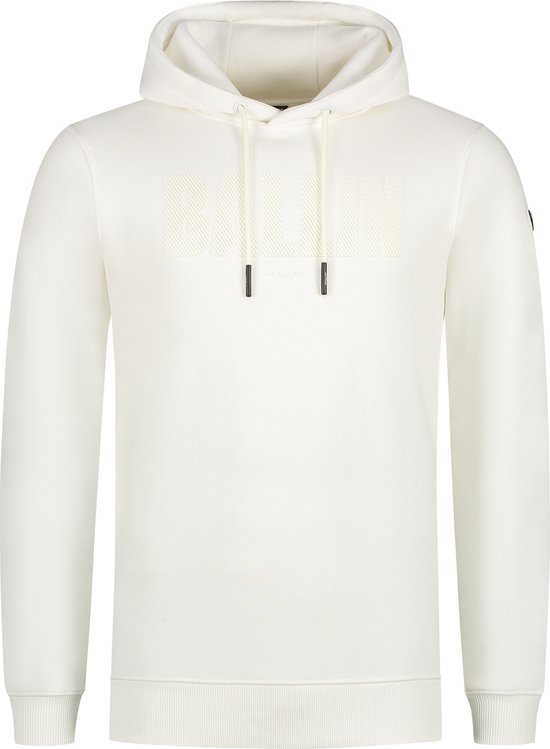 Ballin Amsterdam - Heren Regular fit Sweaters Hoodie LS - Off White - Maat M