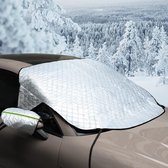 IJsbescherming auto voorruit sneeuw bescherming auto voorruit cover winter vorstbeschermingsmat voorruit grote voorruit cover tegen sneeuw, ijs, vorst 150 x 126 cm