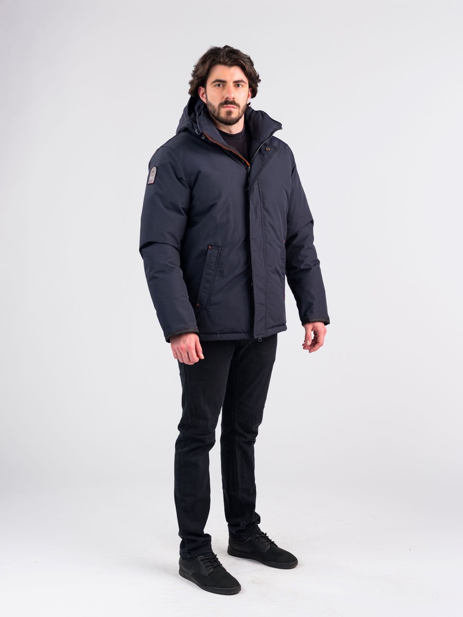 Outdoor Survival Canada [OSC] Warme Winterjas Parka Outdoor -20 Iqniq Cold lake Blauw