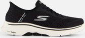 Skechers Go Walk 7 - Free Hand 2 Heren Instappers - Zwart/Wit - Maat 43