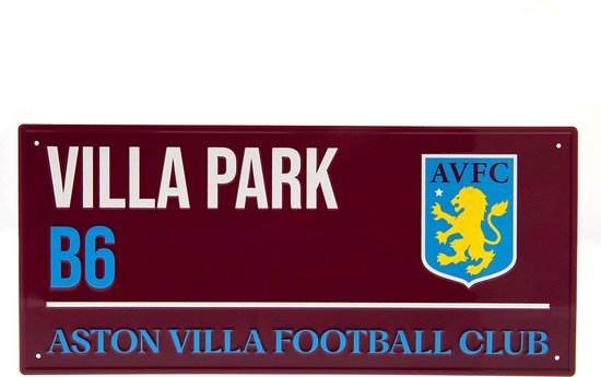 Aston Villa FC Street Sign 'official item' | bol