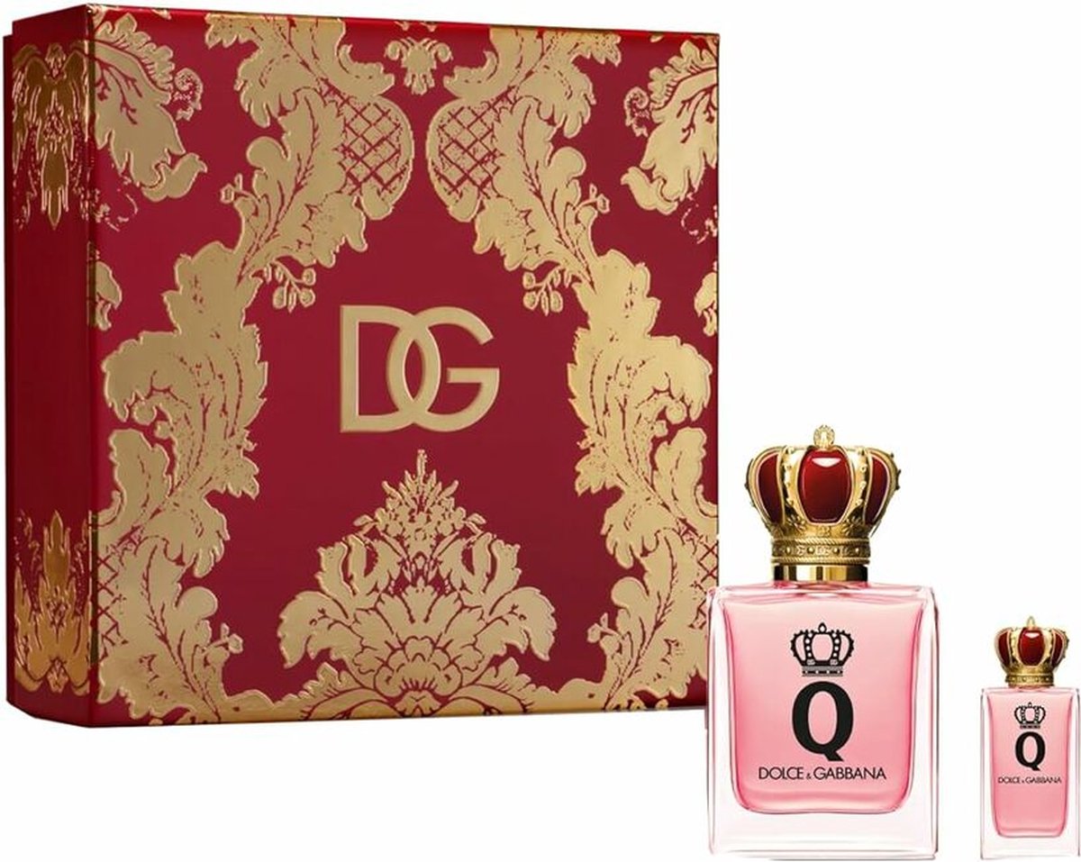 Goedkoopste Dolce & Gabbana Q Giftset - 50 ml eau de parfum spray 5 ml eau de parfum spray - cadeauset voor dames
