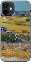 Geschikt voor iPhone 12 hoesje - De oogst - Vincent van Gogh - Siliconen Telefoonhoesje