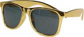 Guirca Carnaval/verkleed party bril - goud - volwassenen - Glitter and Glamour thema - verkleedbrillen