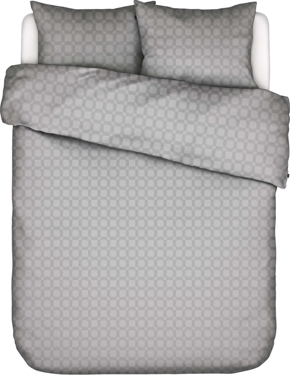 ESSENZA Teada Dekbedovertrek Grijs - Lits-Jumeaux - 240x200/220 cm