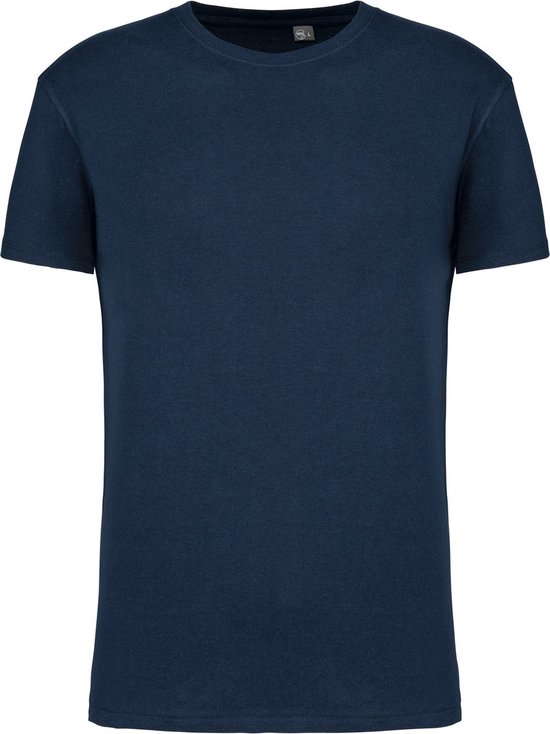 Biologisch Premium unisex T-shirt ronde hals 'BIO190' Kariban Donkerblauw - 4XL