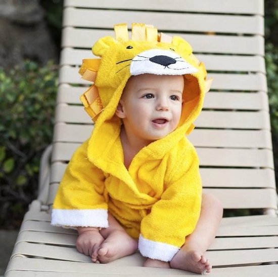Finnacle - Badjasje - Baby badjas - Badjas voor je kindje - Leeuw - Met kam en borsteltje - Universeel - Schattig badjasje van Merkloos — afbeelding 3