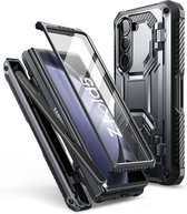Armorbox Geschikt Voor Galaxy Z Fold5 hoesje met screen protector en penhouder - Zwart