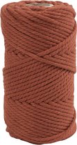 Cordon macramé 4 mm 55 m Orange Brûlé