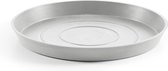 Ecopots Saucer Round - White Grey - Ø36,5 x H3,5 cm - Ronde witgrijze onderschotel