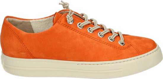 Paul Green 4081 - Lage sneakersDames sneakers - Kleur: Oranje - Maat: 39