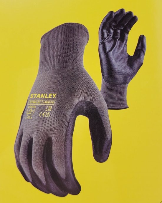 STANLEY - Werkhandschoenen nitrile - Maat 10/L - strong grip - sterke grip werkhandschoenen