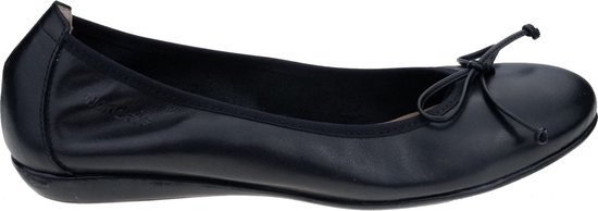 Wonders Bo dames ballerina zwart maat 35 EU 2 UK bol