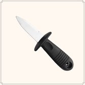 Couteau à huîtres OTIX - Couteau casseur d'huîtres - Zwart - 14,5x5x1,7 cm - Acier inoxydable