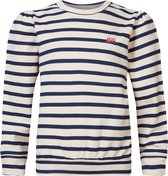 Noppies Girls Sweater Eastover long sleeve stripe Meisjes Trui - Whitecap Gray - Maat 128