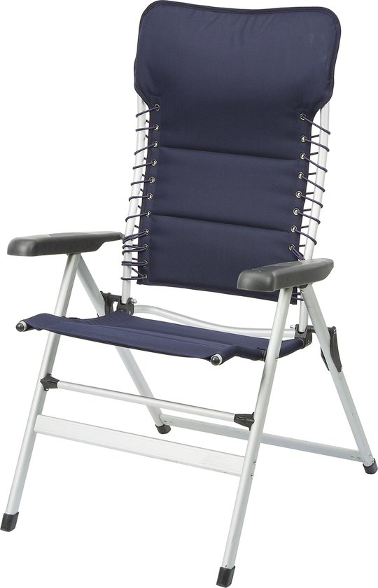 Campart CH-0592 campingstoel – lichtgewicht – 7 standen – blauw