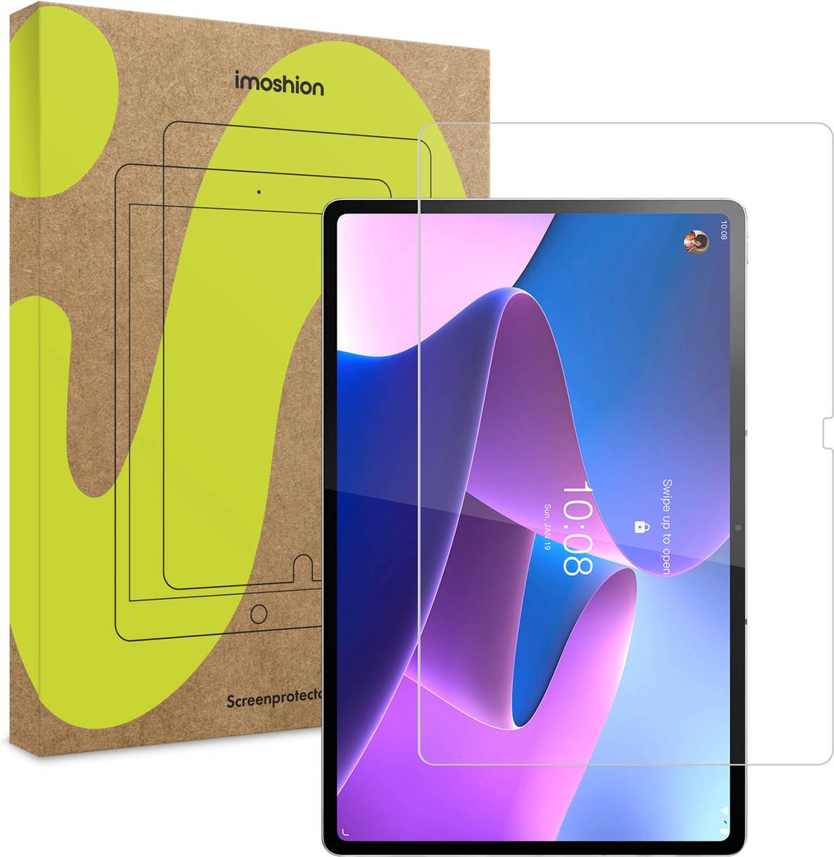 iMoshion Screenprotector Geschikt voor Lenovo Tab P12 - iMoshion Gehard glas screenprotector tablet