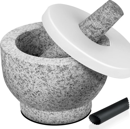 Vijzel en stamper - Antiek bronzen apothekers vijzel met stamper 19e eeuw - Brons - Catawiki