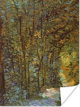 Poster In het bos - Vincent van Gogh - 30x40 cm