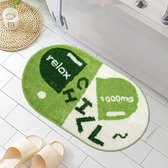 Chill Pill Tapijt Microvezel Badkamerkleed Kleurrijk Ongebruikelijk Tapijt Antislip Gevlokt Vloerkleed Kinderslaapkamer voor Badkamer Decoratie